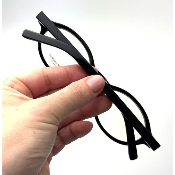 NEW Saint Laurent SL751 JEANNE OPT 001 Black/Clear Blue Light Block - Picture 9 of 12